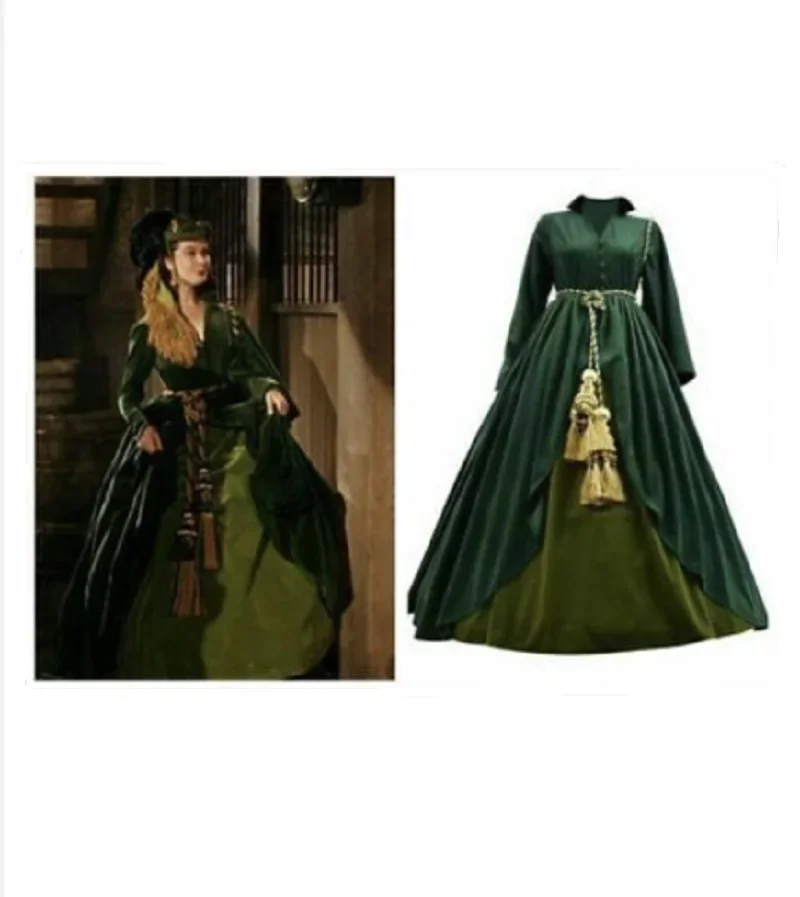 

Cosplay costume women's Scarlett O'Hara dress cosplay costume