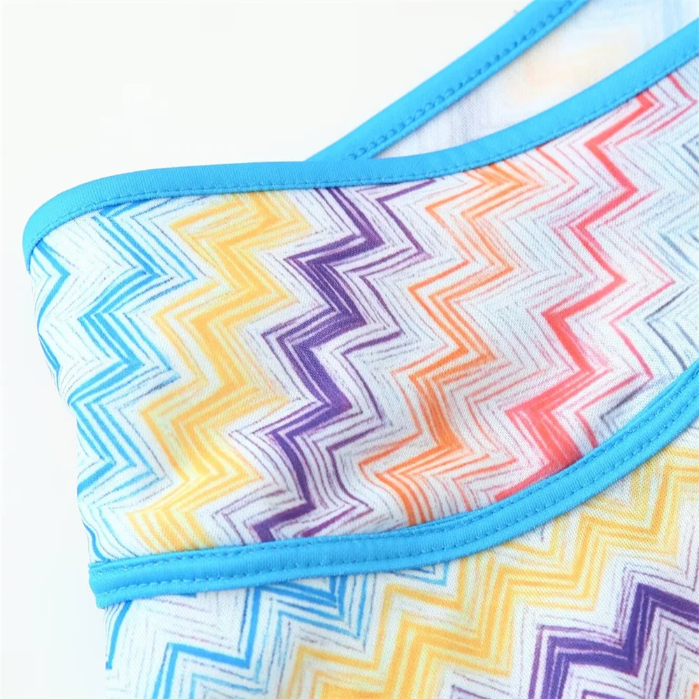 Novo design elegante e sexy feminino com gola de corte diagonal e vestido longo no peito estampado oco