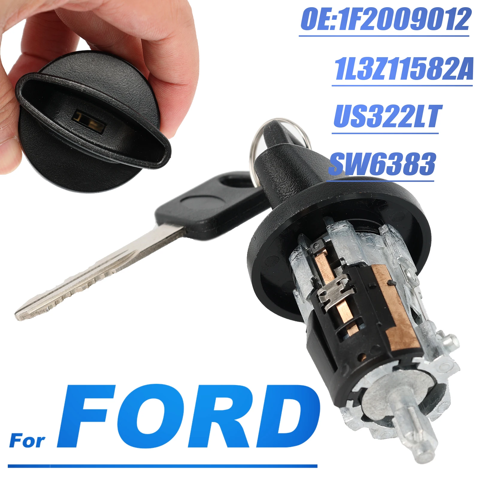 For Ford F150 F250 F350 F450 F550 F53 Super Duty 97-07 Econoline Linclon Town Car Ranger Ignition Switch Lock Cylinder Tumbler