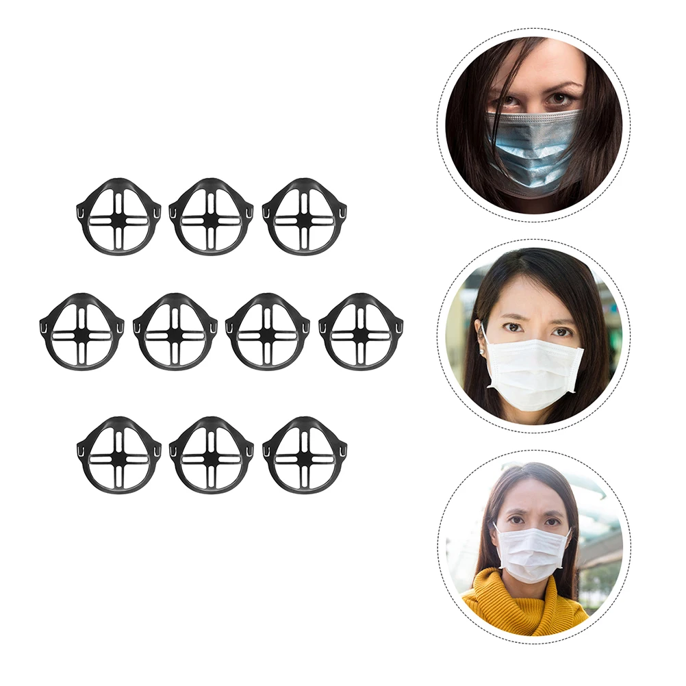 10pcs Reusable Mask Inner Bracket Breathable Support Frame Lipstick Protection Creative Mask Stand Practical Accessories