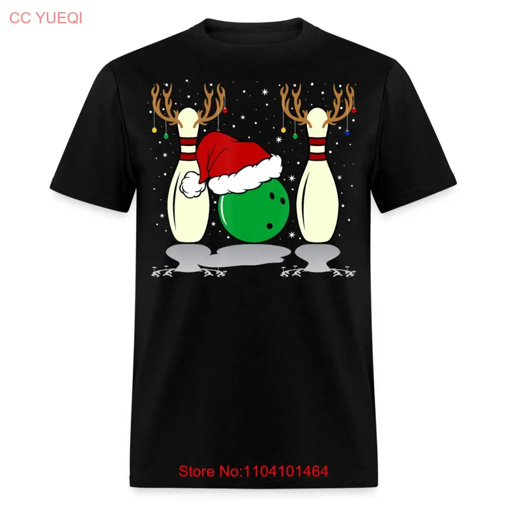 Pijama de Natal combinando para a família, boliche, Papai Noel, camiseta para presente de Natal