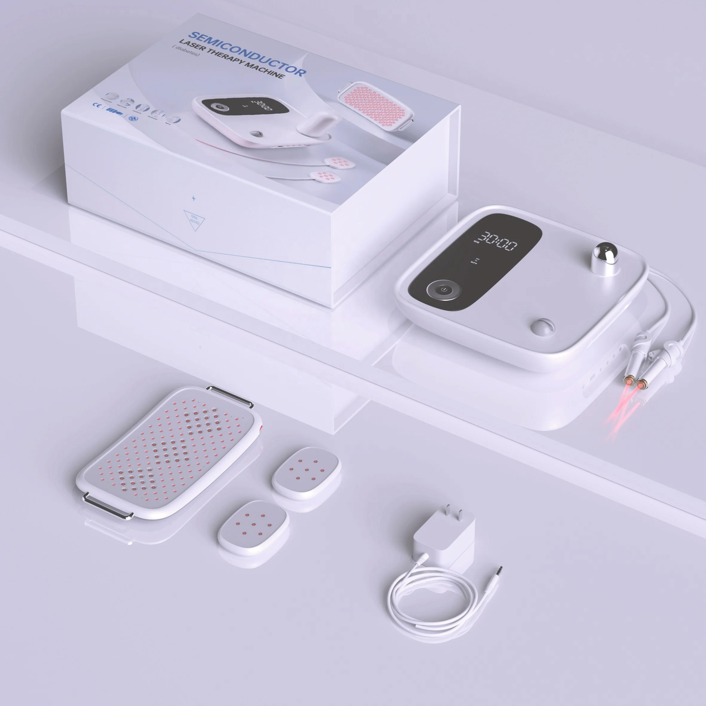 Cold Laser Therapy Device Laser Blood Irradiation Abnormally High Blood Sugar Level Rehabilitation Equipment Healthcare Supply