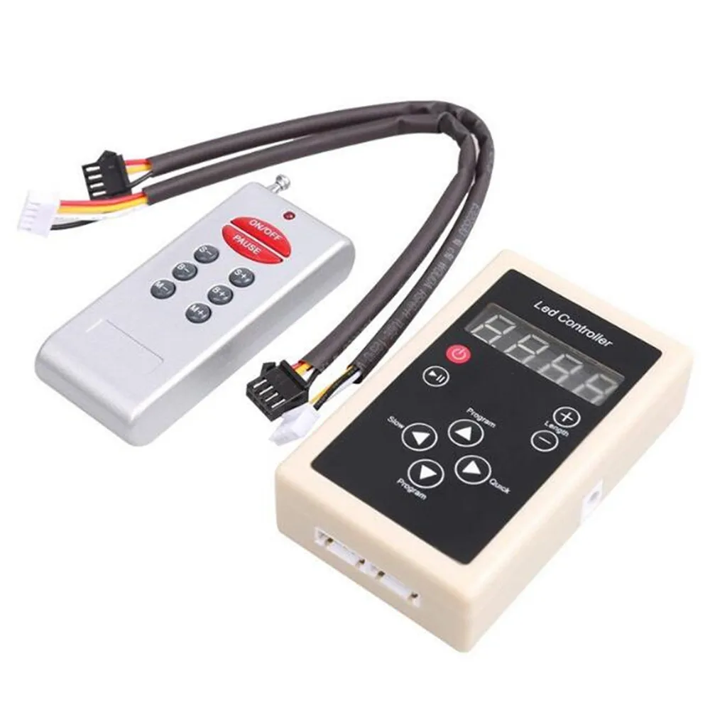 6803 RF RGB LED Controller Remote Wifi for 5050 RGB SMD Magic Dream Color Chasing LED Strip Light 133 Program