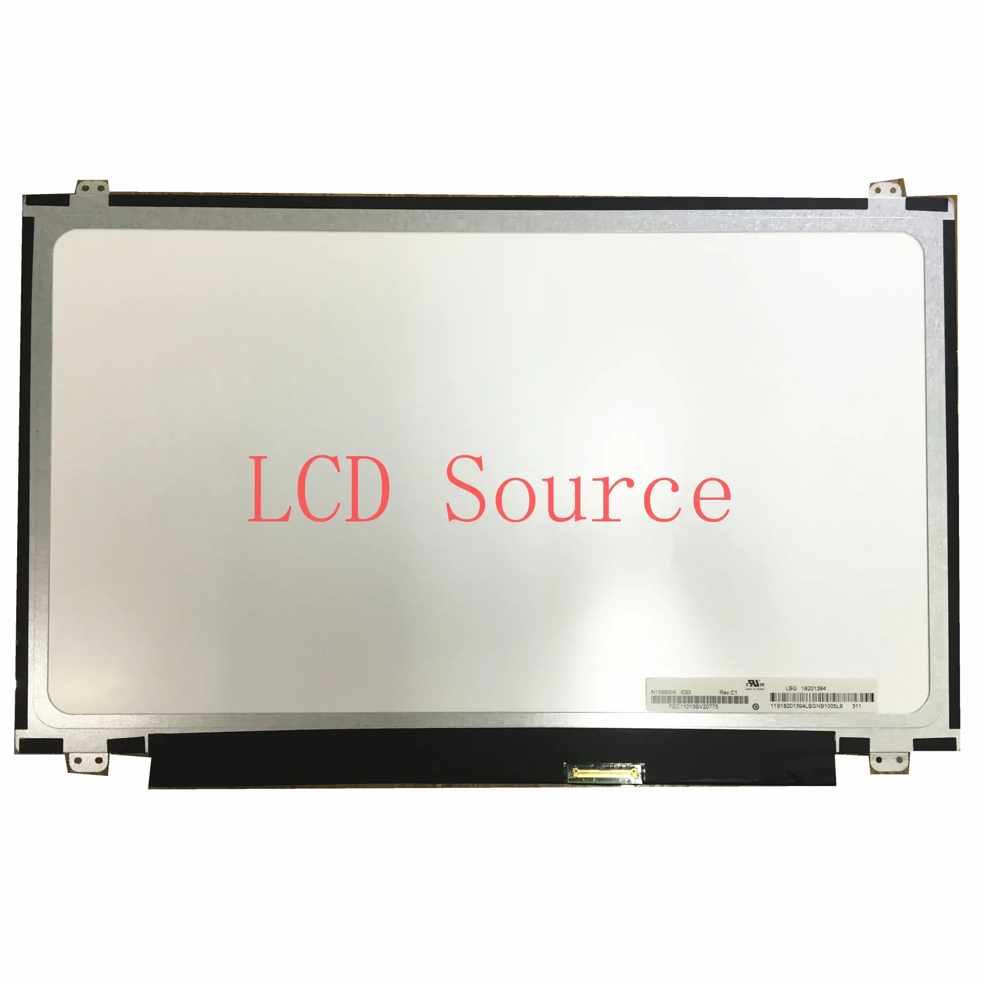 N156BGK-E33 Rev. C1 15.6'' 1366*768 EDP 40 Pins Display Panel Laptop LCD Touch Screen