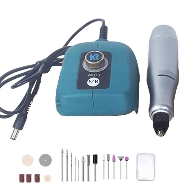18000rpm Stepless Speed Adjustable Handheld Electric Grinder Polishing Engraving KXRE