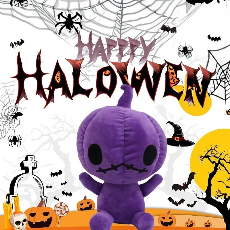 Halloween Plush Stuffed Pumpkin Toy, Cute Plant Soft Pillow, Snuggling Presentes, Crianças e Adultos, Party Favor, Photo Props, 30cm