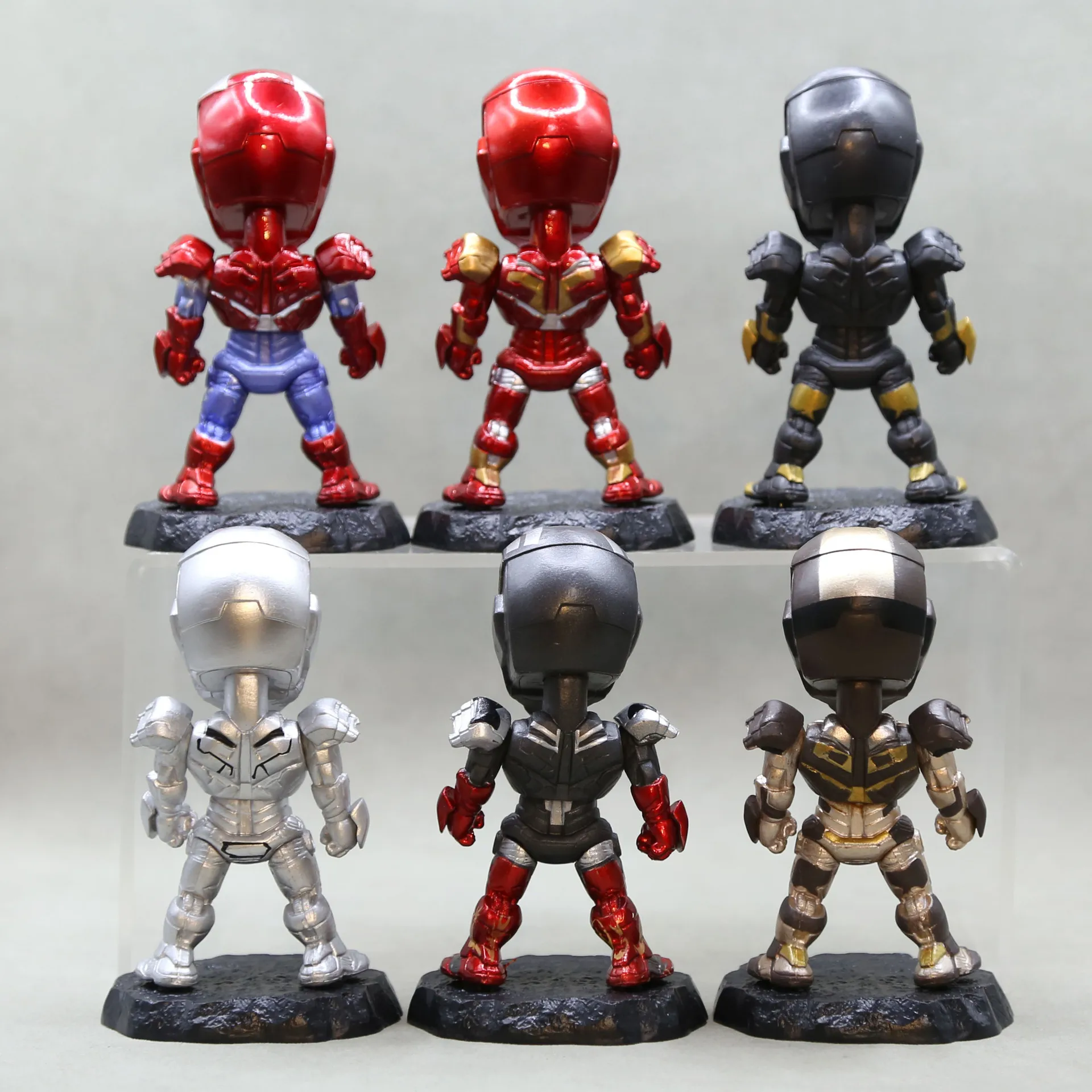 6 قطعة/المجموعة أنيمي الرجل ال - مراجعة Action Figure Stand وسعره
