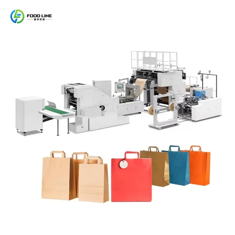 Custom Size Automatic Paper Bag Manufacturing Machine Multi-spec Paper Bag Making Equipment