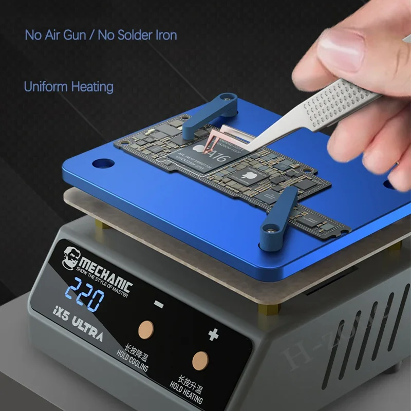 Mechanic IX5 Ultra Universal Preheating Platform Mobile Phone Motherboard Layered Bonding Glue Removal Dot Matrix Repair Heater