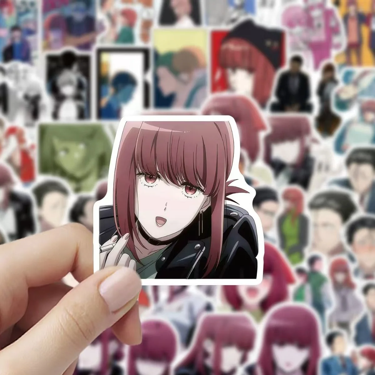 60Pcs Anime Smoking Behind The Supermarket With You Stickers Waterproof DIY Decals for Laptop Phone Notebook Decor Props Gift