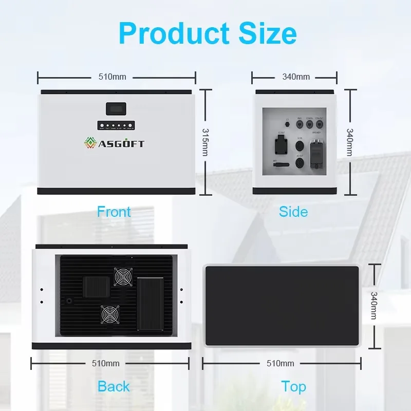 Plug And Play  SystemGermany Warehouse Stock Hybrid  System MPPT Micro Inverter Balcony  Battery 2.4KW/5KW/10KW S