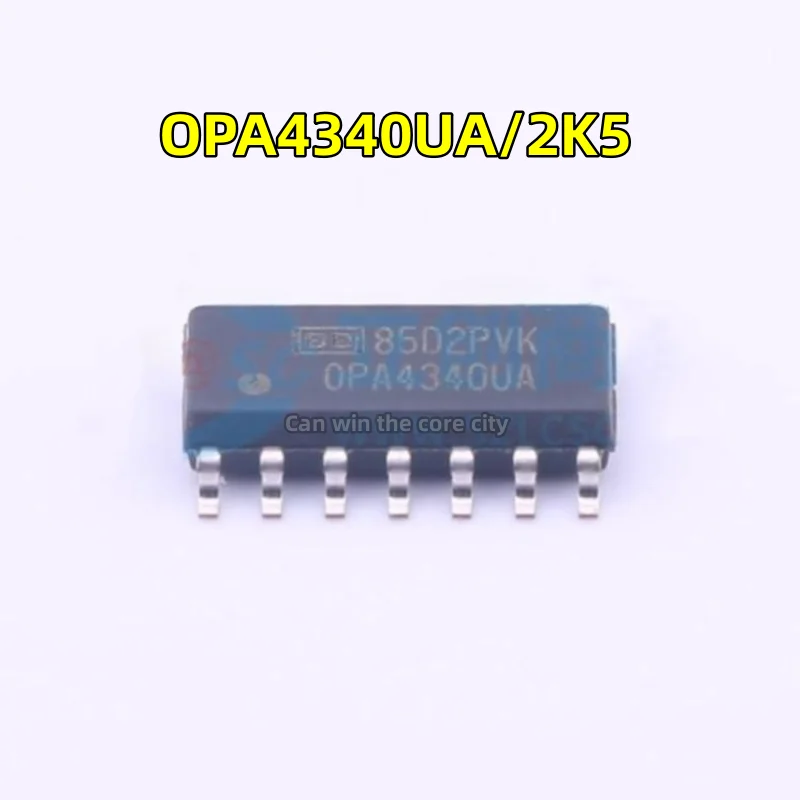 10 PCS / LOT new OPA4340UA OPA4340UA / 2K5 operational amplifier chip package SOP14 original