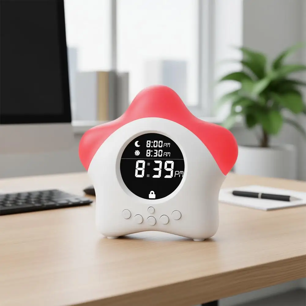 

Stay-in-Bed Clock, Toddler Sleep Trainer, Night Light & Alarm