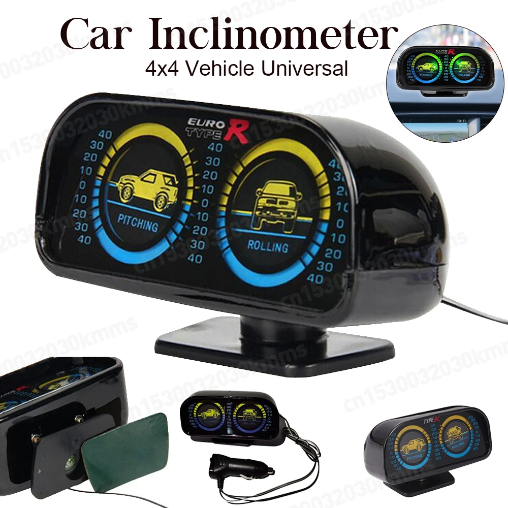 

Digital Speed Slope Meter Inclinometer with Green Back Light Speedometer Compass For off road accessories 4x4 On-board Computer