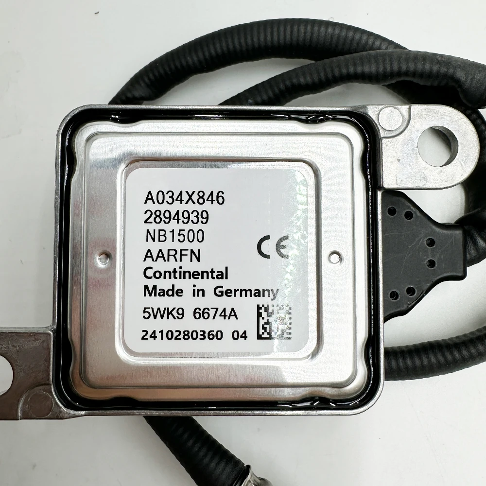 W/ 2894939RX C-ummins Box 2894939 5WK96674A 2871978 N-GK Probe Nitrogen Oxide Sensor for Cummins ISB 6.7L ISX 11.9L/15L 2010-12