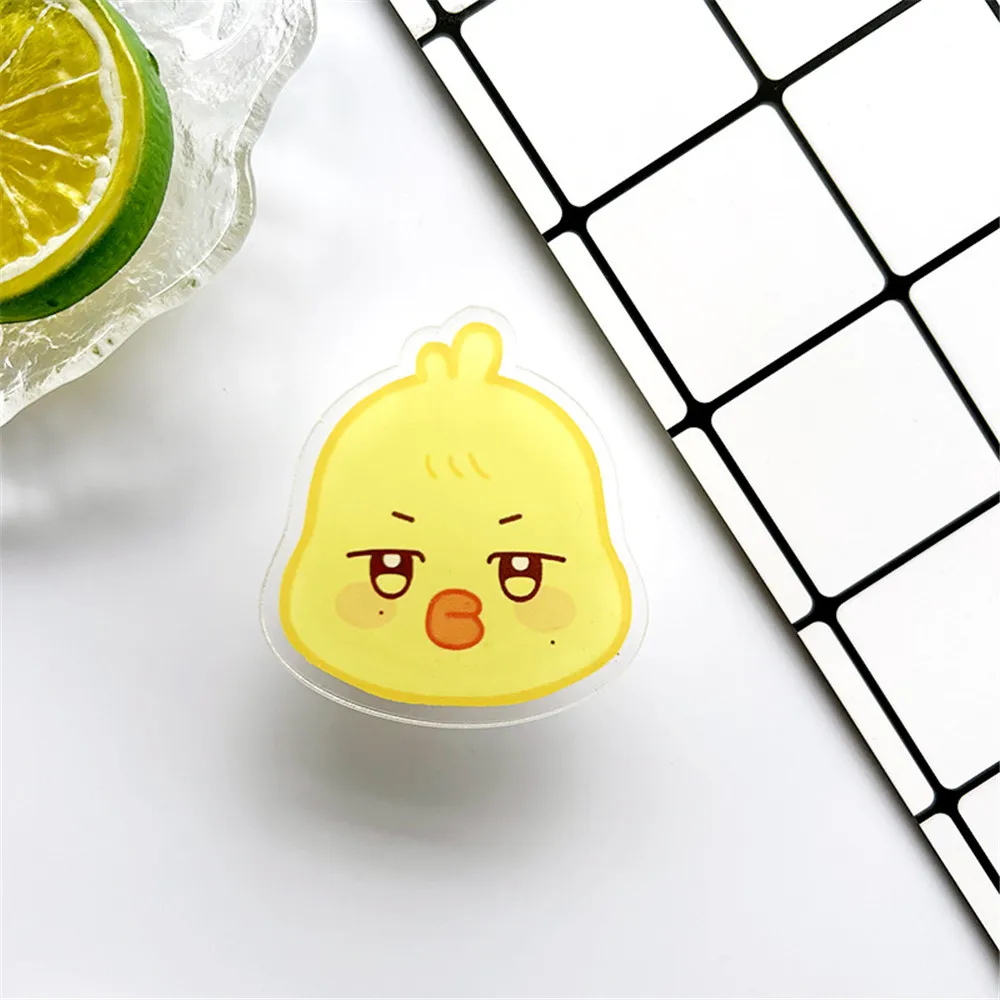 8pcs Kpop ATEEZ Aniteez Cartoon Character Phone Holder Hongjoong Wooyoung Yunho Yeosang ATEEZ Merch Gift Fans Collection