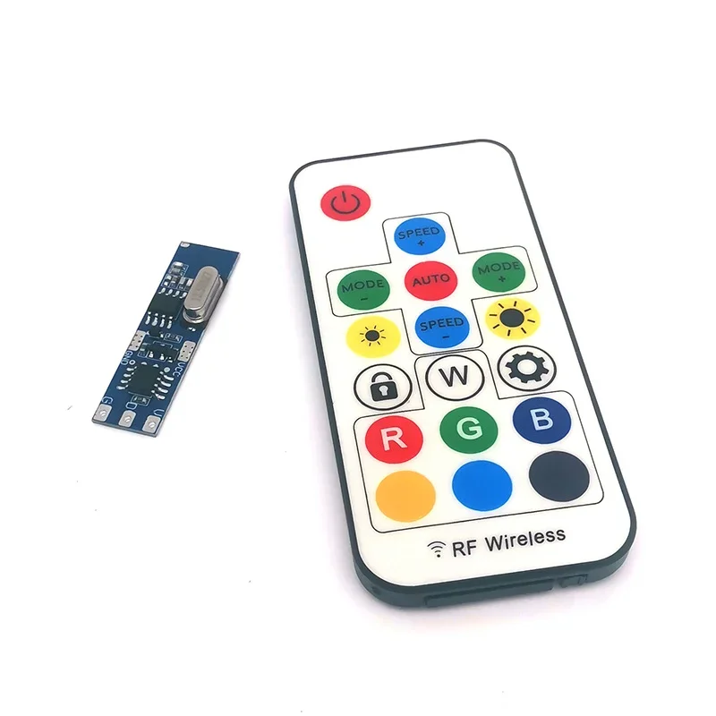 Mini 3key RF 14key 17key 21key Led Pixel Strip DC5-24V Light Controller For WS2811 WS2812B SK6812 6803 With Remote Controller