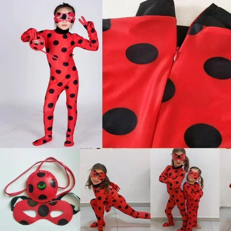 2024 Christmas 'S 'S Carnival Halloween Birthday Party Children'S Clothing Ladybi MN3