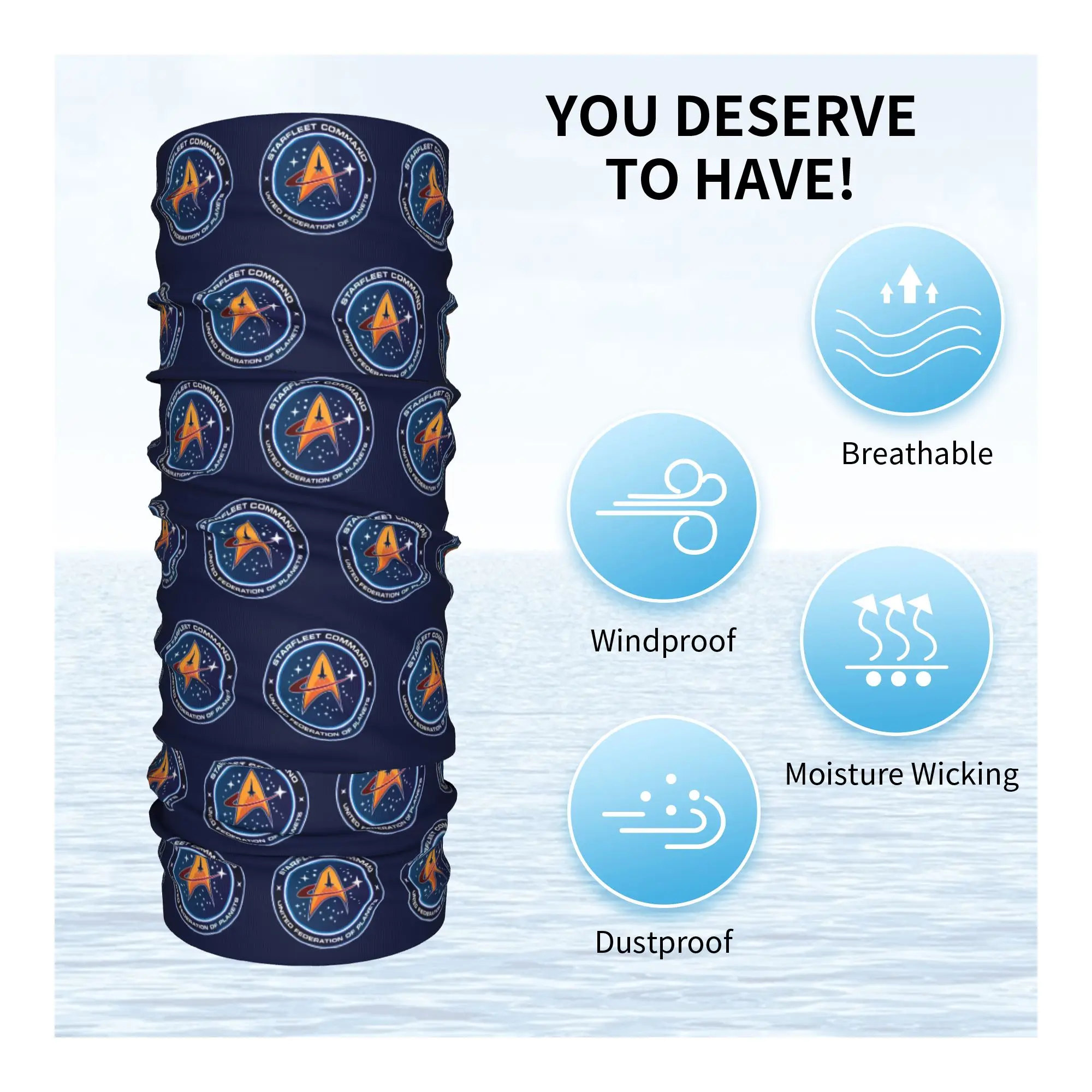 مخصص يرتدي تريك باندانا الرقبة الجراب للمشي لمسافات طويلة الدراجات النساء الرجال التفاف وشاح الخيال العلمي المسلسلات التلفزيونية بالاكلافا دفئا #3