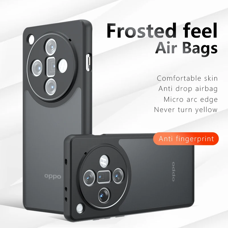 Skin Sensation Airbag Anti Drop Case Cover for Oppo Find X7 Ultra Mircropyle Back Case Cover Oppo Find X8 Fundas Oppo Find X9