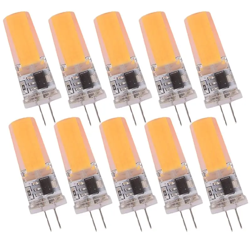 A96K-10Pcs LED G4 COB Lamp Bulb AC220V 5W Led Corn Bulb