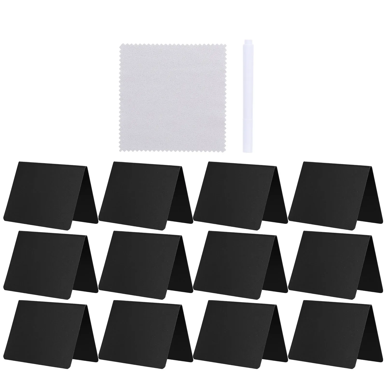 1 مجموعة قابلة لإعادة الاستخدام قابل للمسح حامل علامة السعر الخامس الشكل لعرض القائمة علامات السبورة بوفيه منضدية متجر بيع بالتجزئة مطعم