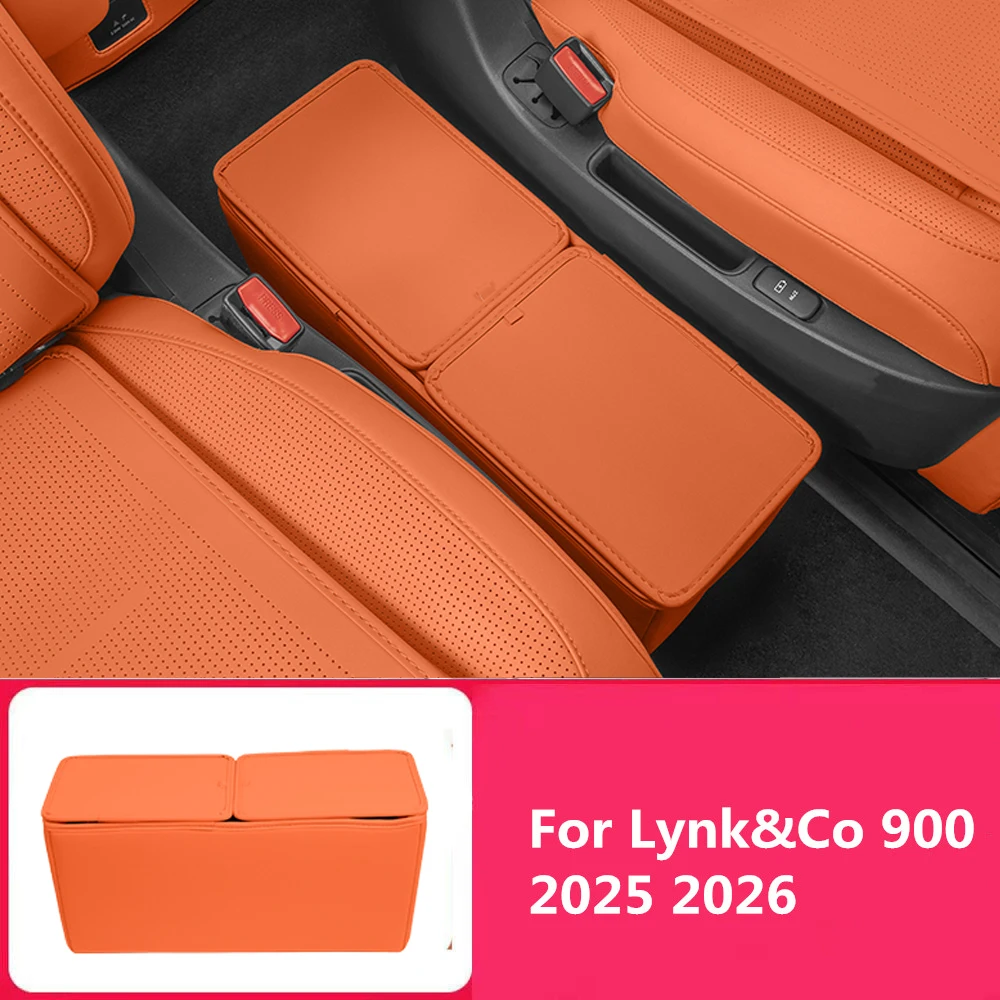 

For Lynk&Co 900 2025 2026 Second Row Corridor Storage Box Rear Storage Box Automotive Interior Accessories Modification