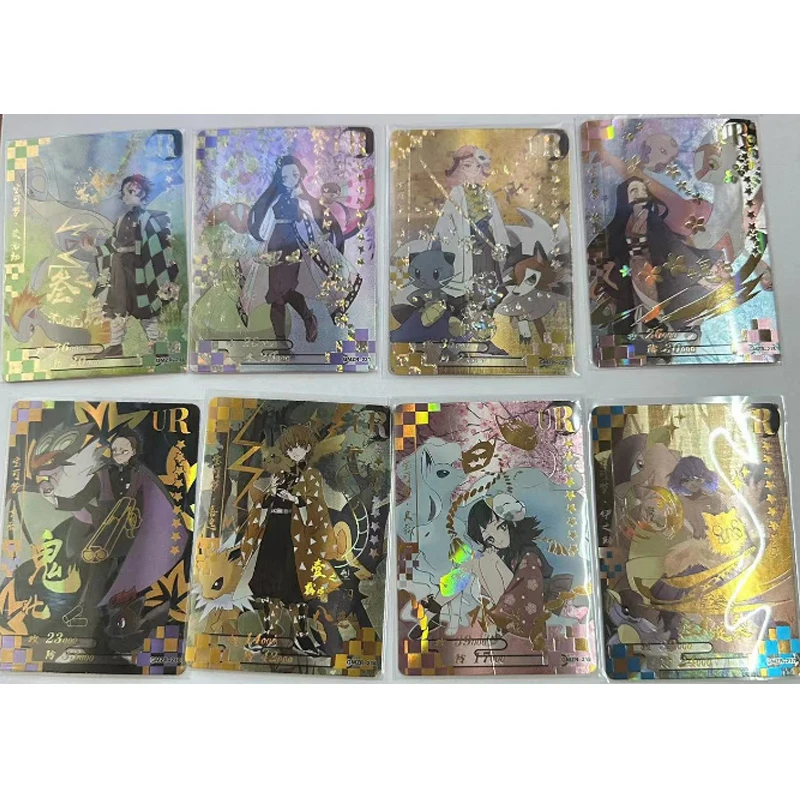 

Аниме Demon Slayer Ur Card Nezuko Mitsuri Kochou Shinobu Sabito Tanjirou Коллекционная карта Рождественский подарок на день рождения Детская игрушка