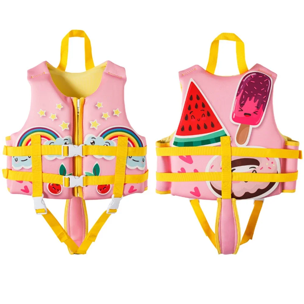 Children Water Sport Life Jacket Baby Swimming Drifting Jacket Buoyancy Kid Learn to Swim Boating Safety Lifeguard Vest