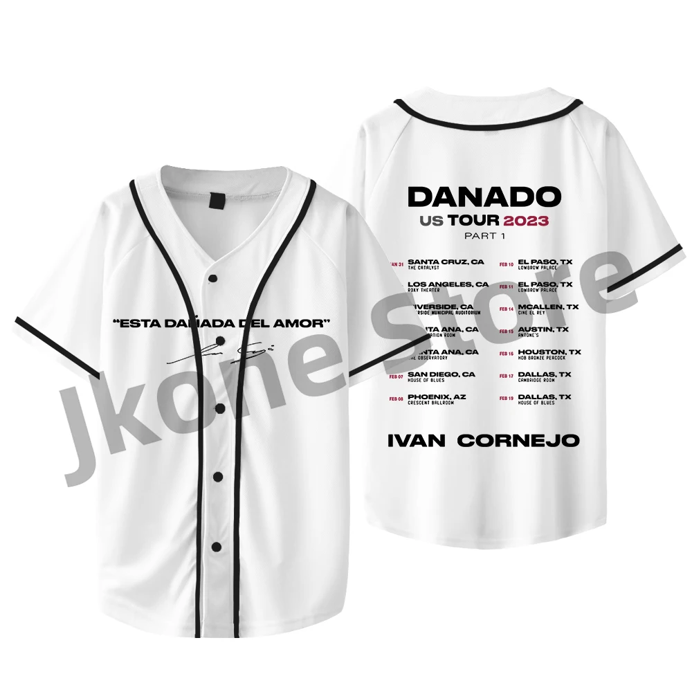 Ivan Cornejo T-shirts Tour Merch Baseball Jacket Summer Women/Men Fashion Casual Short Sleeve Tee