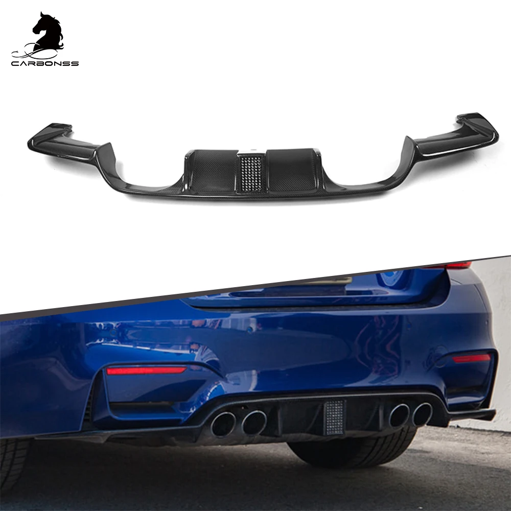 

Modification Hot Sales Carbon Fiber Body Kit KS-LED Type 3PC Rear Diffuser Fit for F82