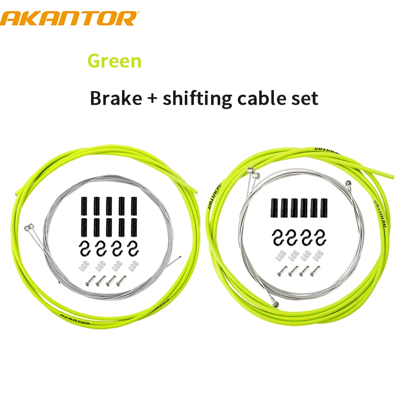 AKA Bicycle Brake/Shift Cable&Housing Group Sets For MTB Bike Road Bicycle Shift Gear Derailleur/Brake kits Wire Tube Line Hose view 2