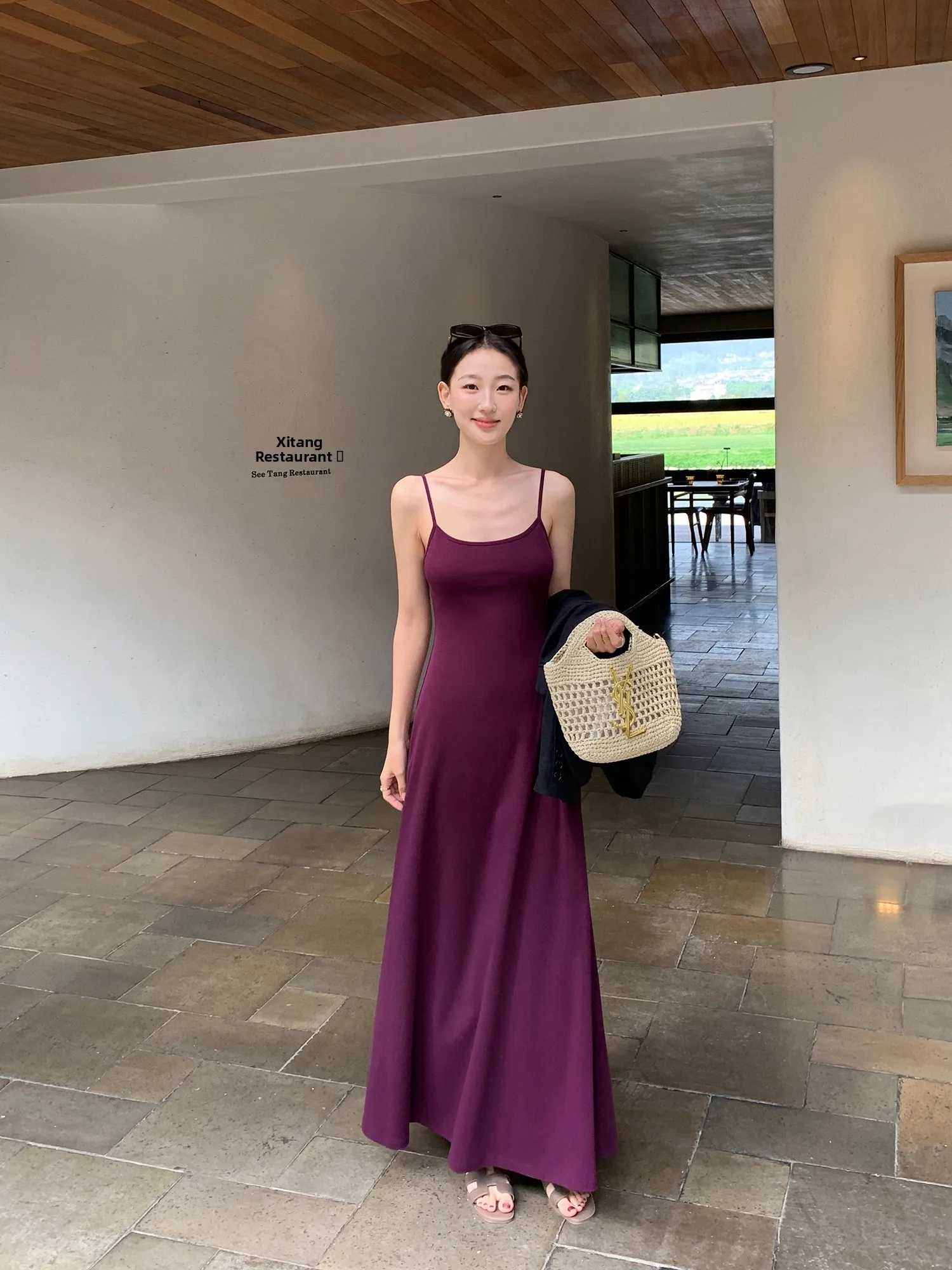 

Pusumede Women's Knitted Belted Dress Casual Style Elastic Knit Fabric No Sleeve Summer Fashion Slim Fit Casual Wear