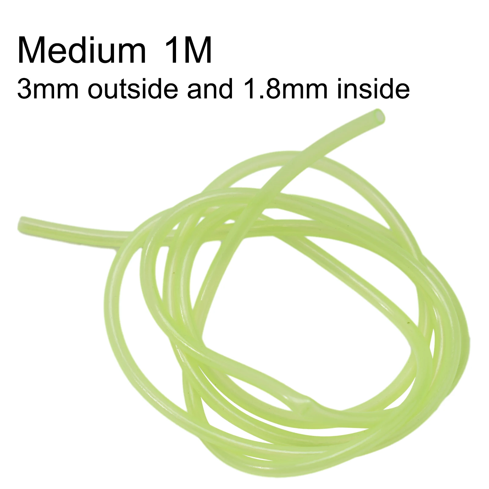 2/3mm Outer Diameter Light Luminous Line Glow Anti Rig Tube Tubing Fishing Wire Tubo Luminoso Noite Glow Pipe Light Tackle Tool