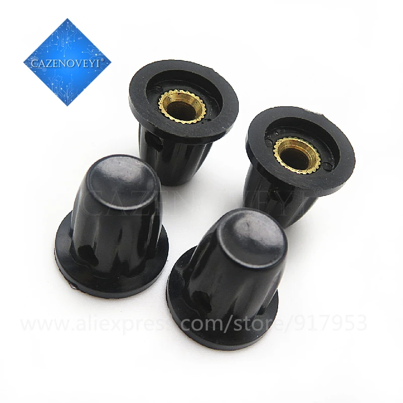 10pcs/lot Bakelite potentiometer knob hole: 4MM for WH5 WXD3-13 K17-01 potentiometer In Stock