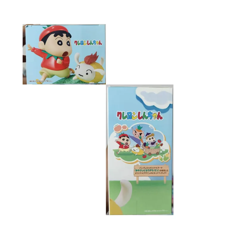 

Bandai Namco Banpresto Nohara Shinnosuke карандаш Shin-Chan Shiro Veggie косплей мини-фигурки в наличии оригинальная модель игрушки