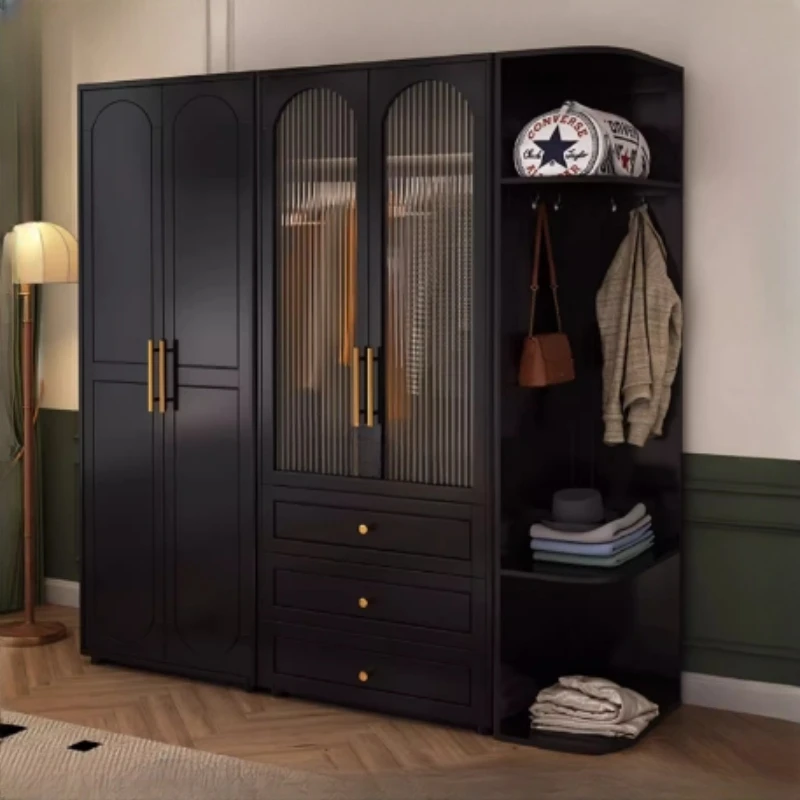 

Wardrobe Nordic Multilayer Open Closets Wardrobe Storage Furniture