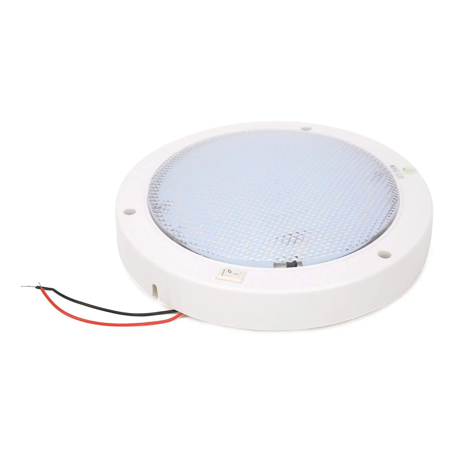 Luz de painel LED redonda com fivela de parafuso, Downlight branco para RV, campista, barcos, navios