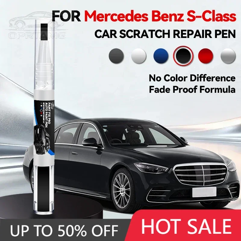 OPRTAMG Purpose Vehicle For Mercedes Benz S-Class 1972-2025 W221 W222 W223 Paint Repair Pen Touch Up Scratch Remover DIY Aut