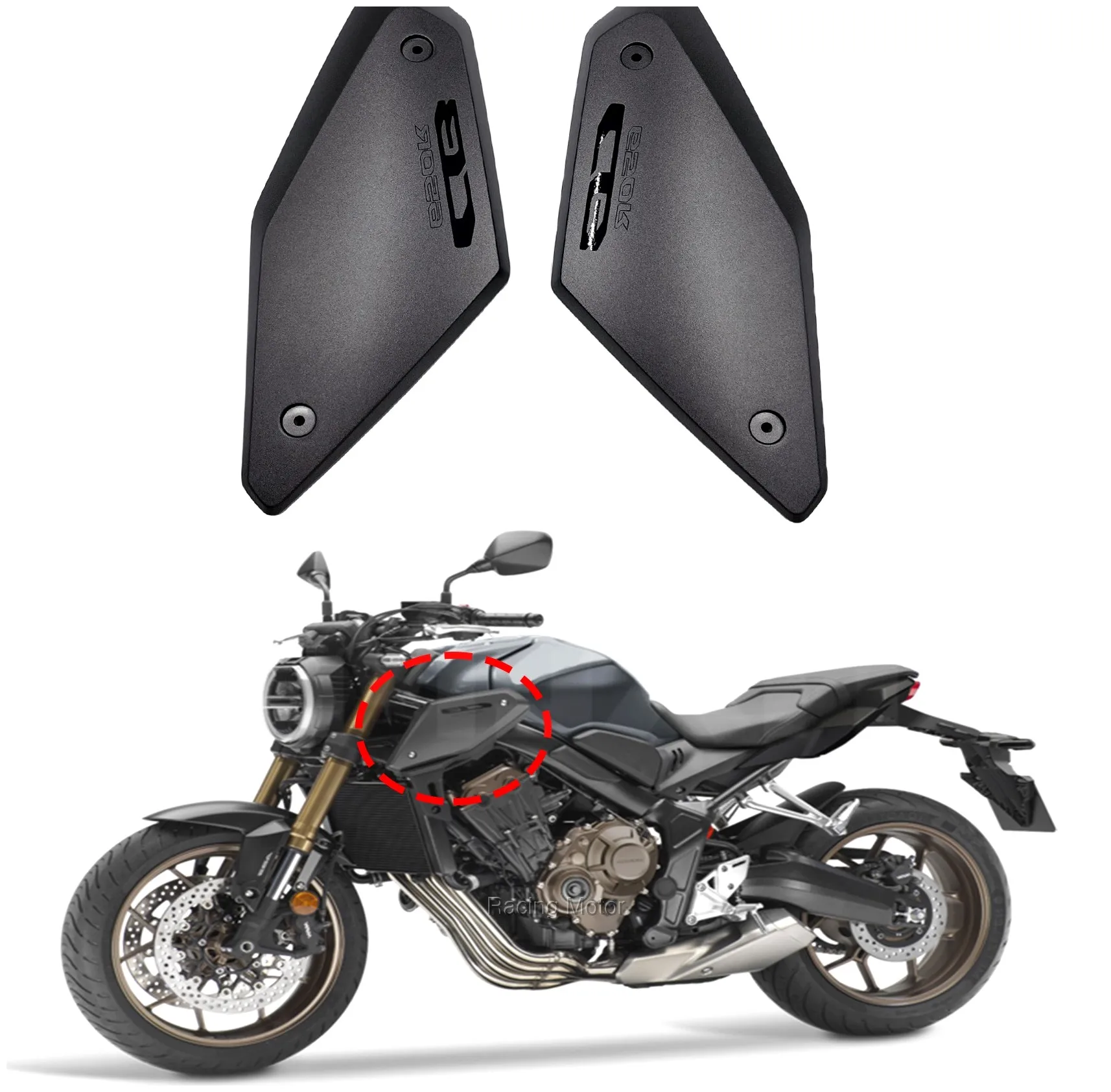 Fit For Honda CB650R CBR650R Motorcycle Frame Side Panels Air Intake Cover Gas Tank Cap Shell Protector | Racing Motor Store