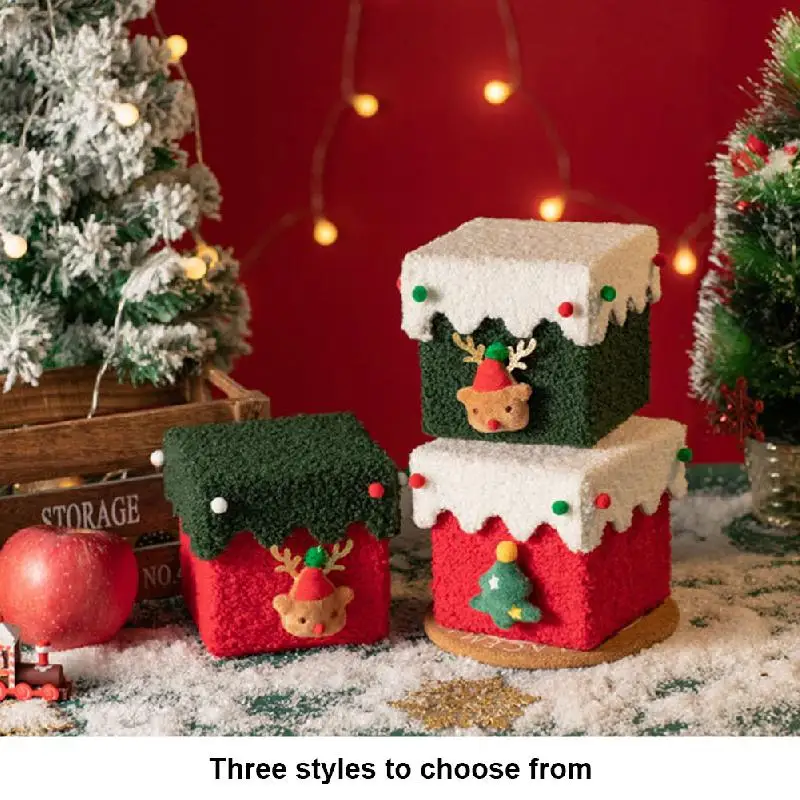 Innovative Christmas Apple Packaging Box High-end Thickened Hard High-value Christmas Gift Candy Empty Christmas Gift Box