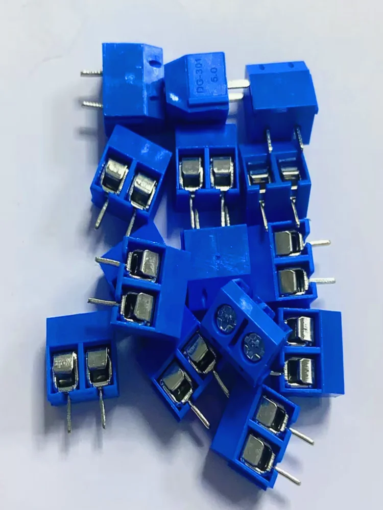 20pcs 2 Pin  3 pin Screw Terminal Block Connector 5mm Pitch