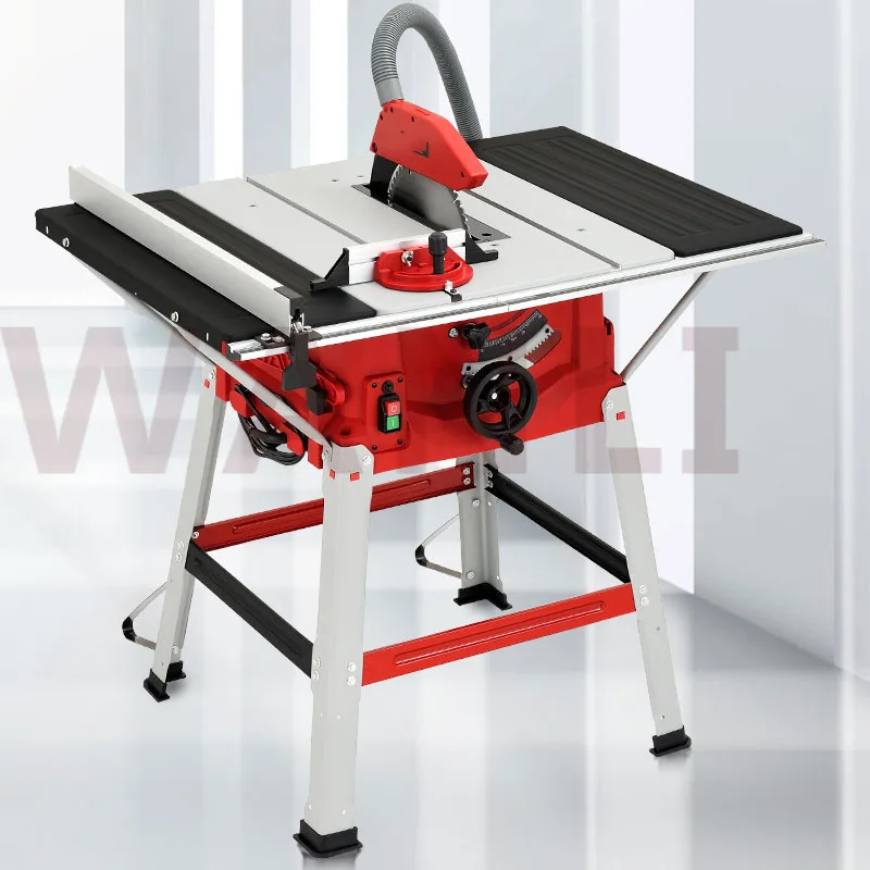 10 Inch Desktop Cutting Machine Wood Cutting Machine 220V/1800W Woodworking Sliding Table Saw Electric Saw Cutting Board Tool