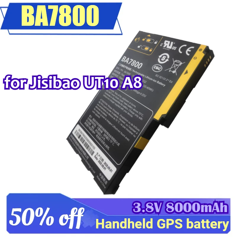 

BA7800 3.8V 8000mAh 30.40Wh Battery for Jisibao UT10 A8 High Quality Beidou Handheld GPS Digital Batteries