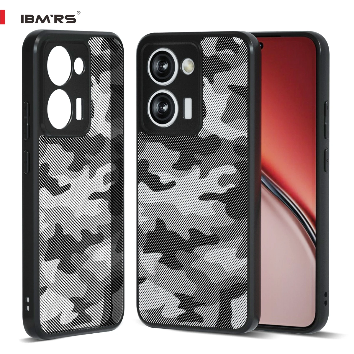 

for realme P3 Ultra Case Camo [Shockproof][Military-Grade] - IBMRS Anti-Slip Protective Cover, Anti-Scratch & Durable
