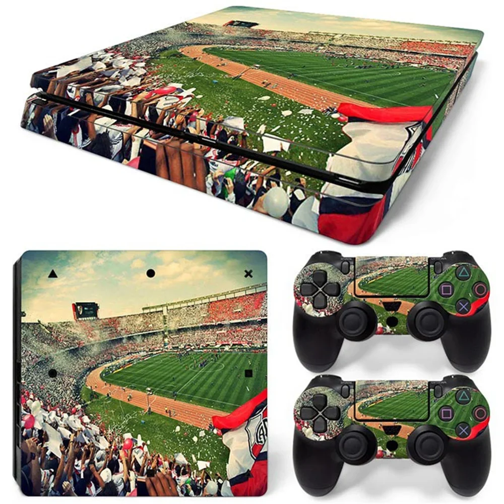 football skin sticker Colorful Hot Sale Design Vinyl Decals for PS4 Slim Console