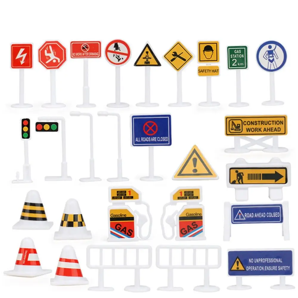 Tapis de jeu pour bébé, cadeau pour enfants, tapis d'escalade avec panneaux de signalisation routièr