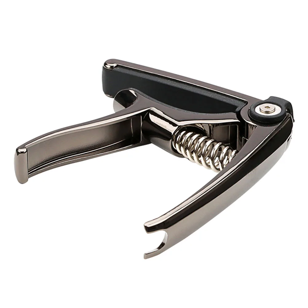 

Adjustable Black For Acoustic Classical Electric Ukulele Ergonomic Quick Release Strong Construction Guitar Accessories Capo