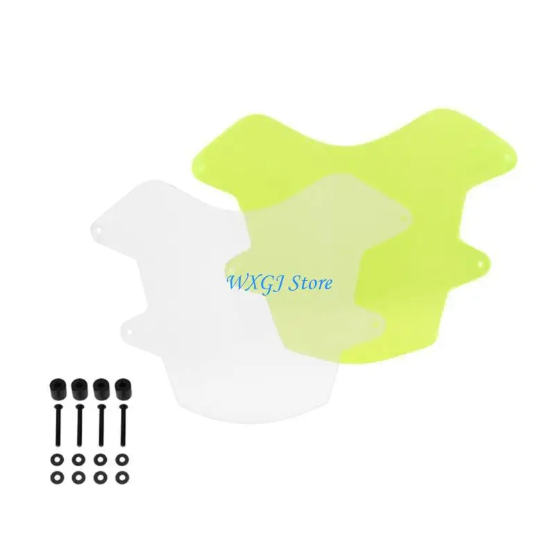 

37JE Motorcycle Acrylic Guard Lense Cover Shield Headlight Protector for Tenere 700 (2019