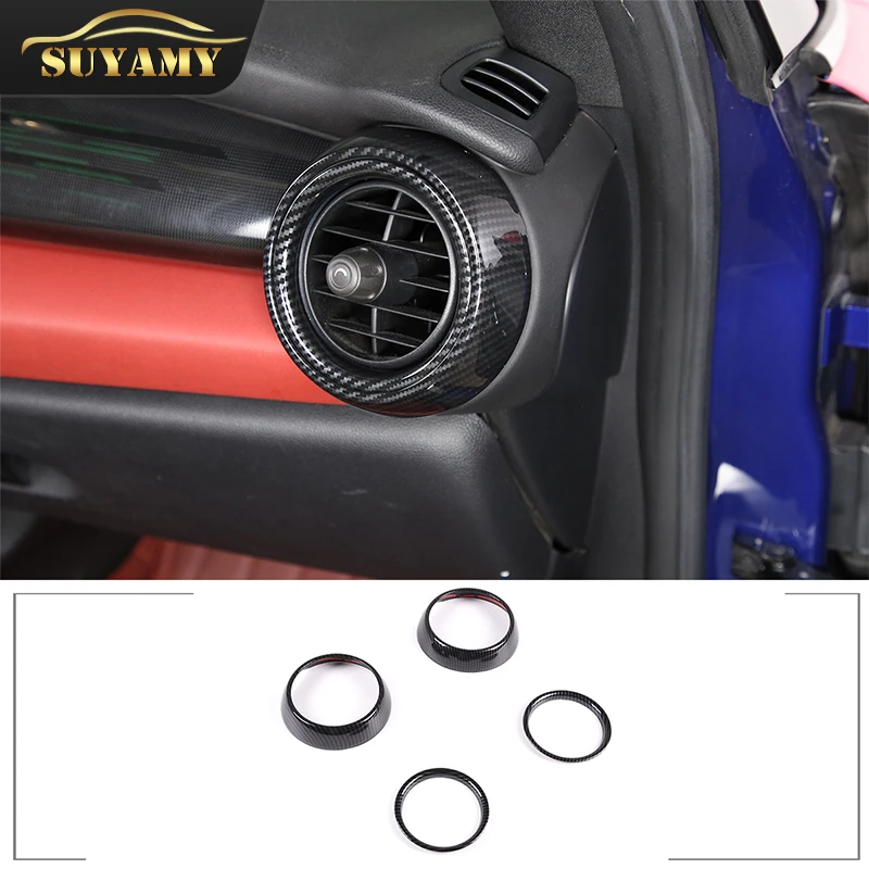 

Center Console AC Air Conditioner Outlet Frame Cover Trim Stickers For MINI Cooper F55 F56 F57 Interior Car Accessories